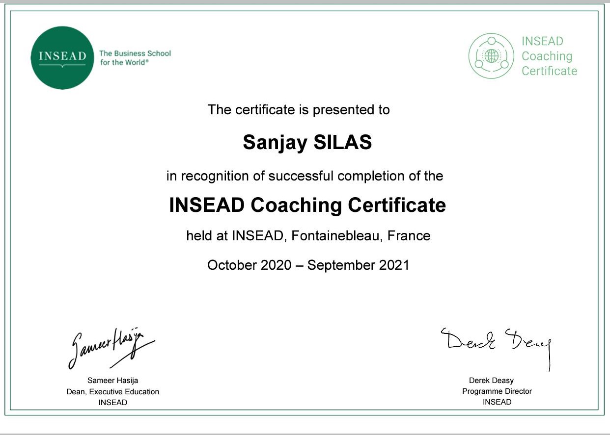 INSEAD Coaching Certificate