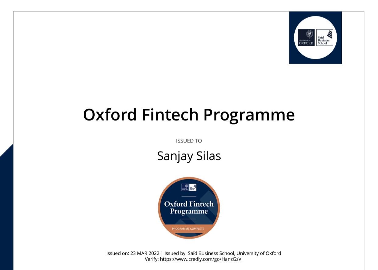 Oxford Fintech Programme